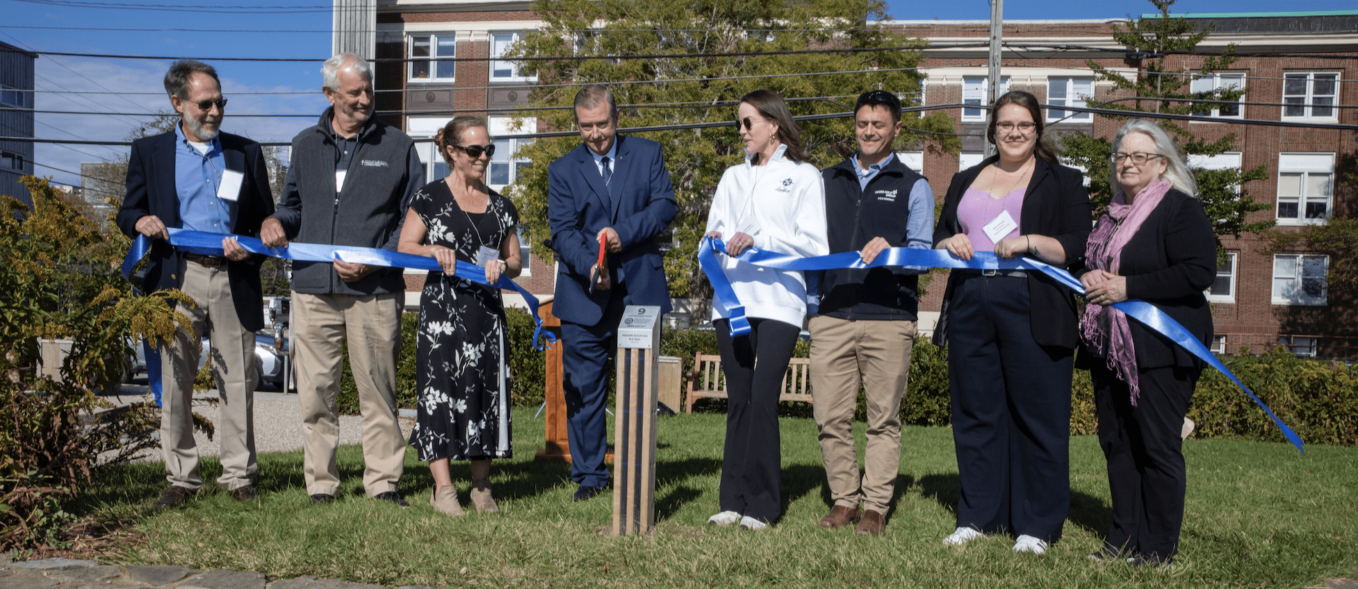 Ribbon cutting of RWH trail